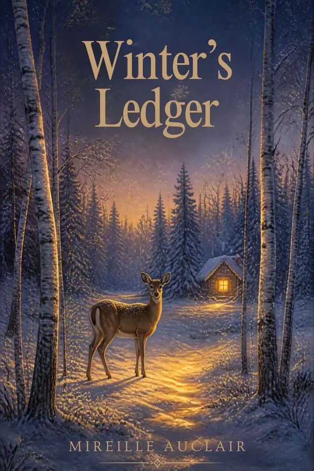 Winter’s Ledger by Mireille Auclair — book cover designed and published by Pen & Laurel