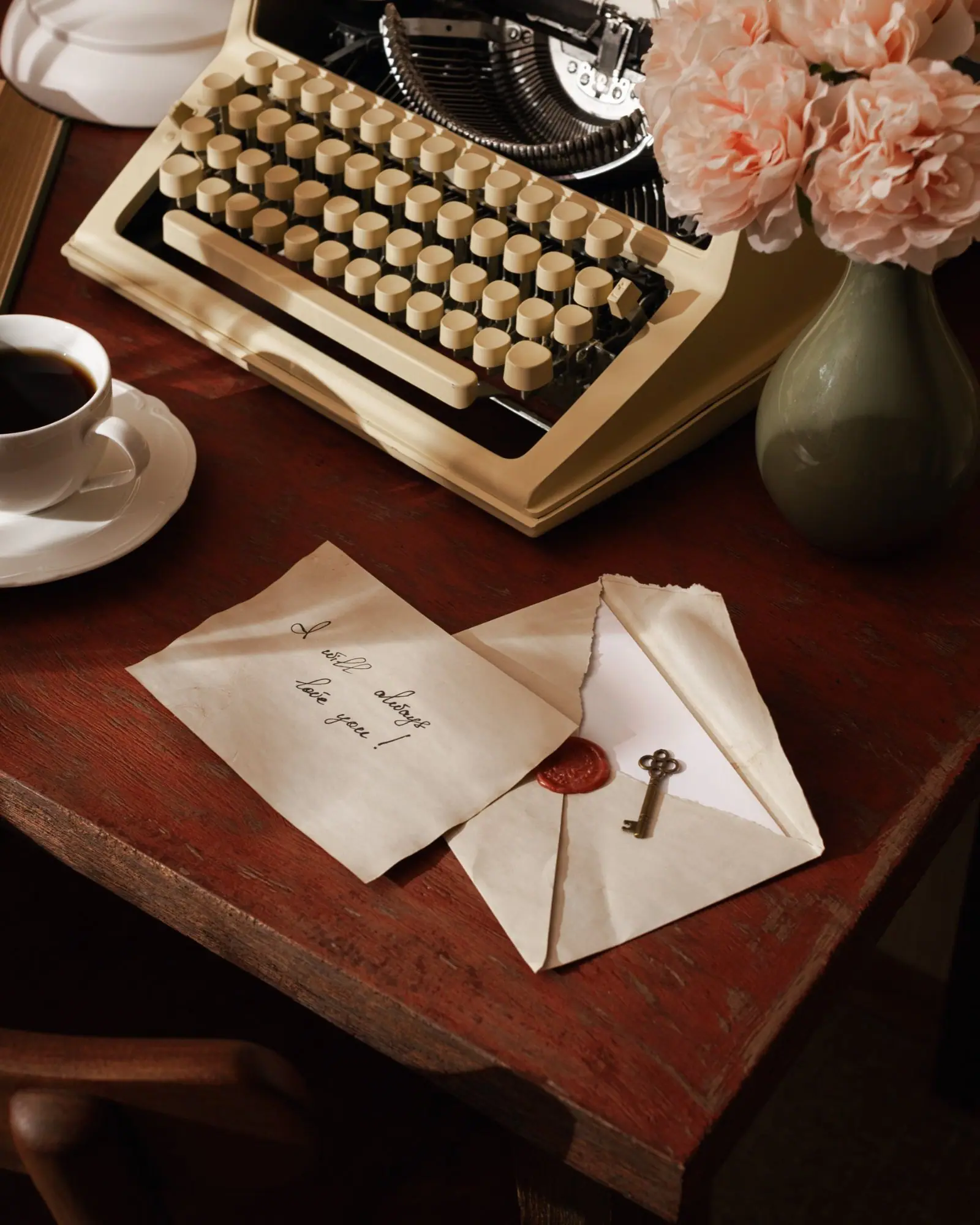 A manuscript and query letter ready for submission on a writing desk