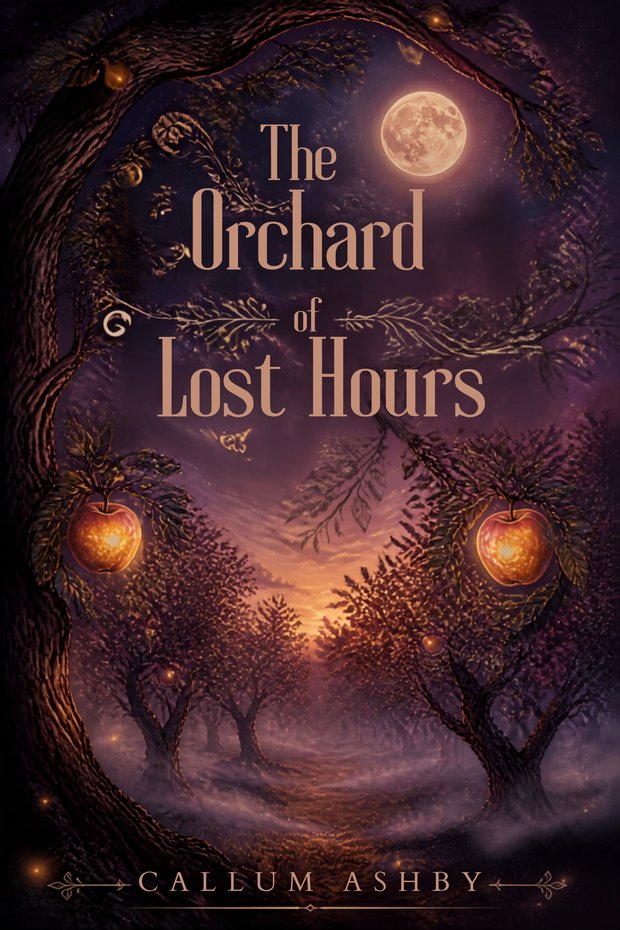 Book cover for The Orchard of Lost Hours by Callum Ashby