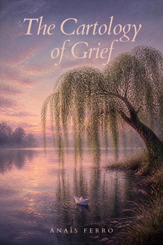 Book cover design for The Cartology of Grief by Anaïs Ferro