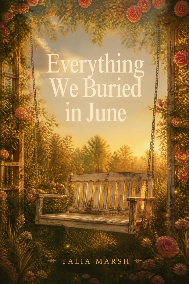 Book cover design for Everything We Buried in June by Talia Marsh