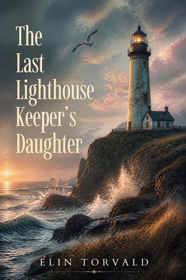 Book cover design for The Last Lighthouse Keeper’s Daughter by Elin Torvald