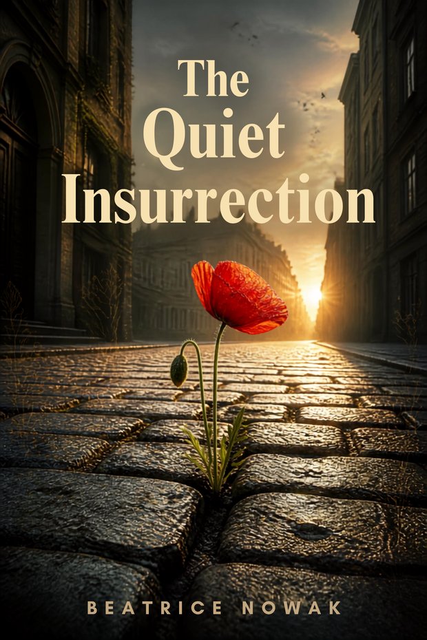 Book cover design for The Quiet Insurrection by Beatrice Nowak